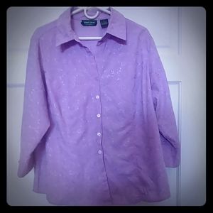 Lemon Grass 1x 3/4 length sleeve blouse. Professio